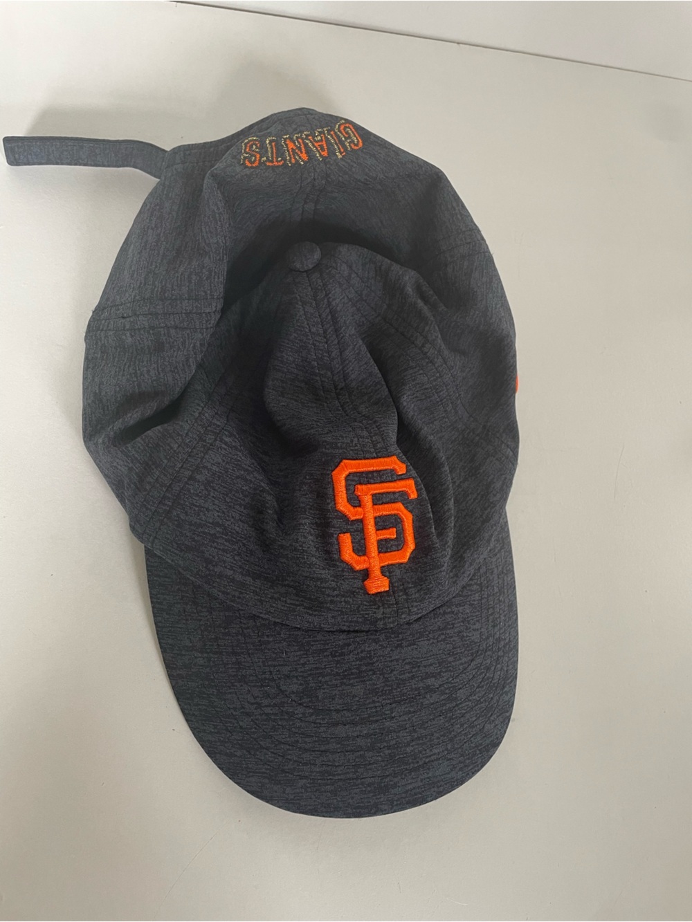 Under Armour SF Giants San Francisco Black Cap with Orange SF Emblem Womens